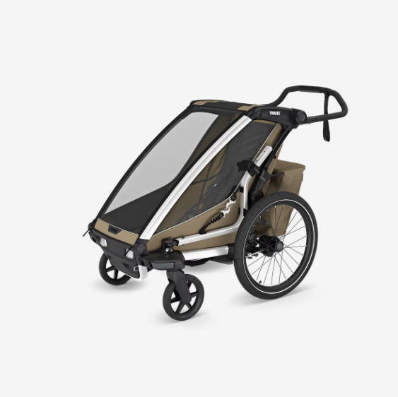 Lastekäru ühele lapsele THULE Chariot Cross 2 single, Faded Khaki